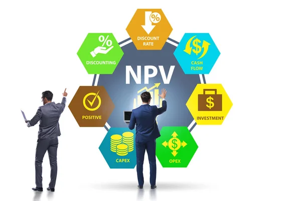 NPVの概念- Net Present Value — ストック写真