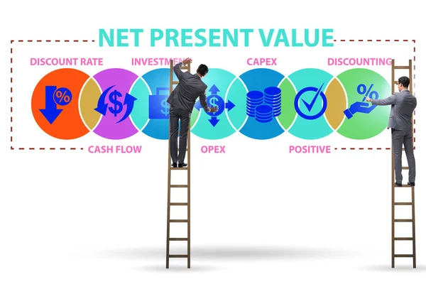 Concept of NPV - Net Present Value — Stock Photo, Image