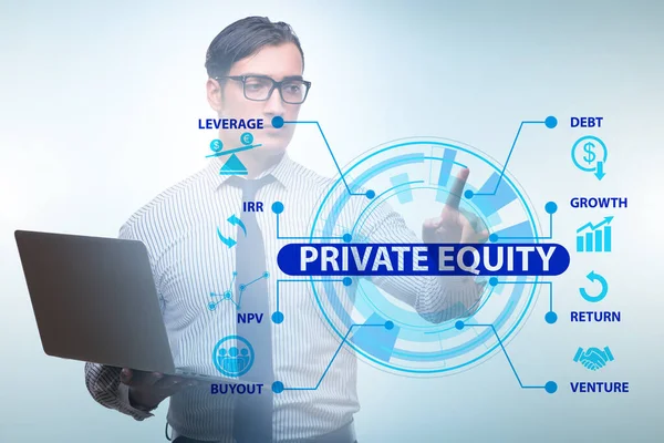 Private equity investment business concept — Stock Photo, Image