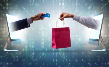 İnternetten satın alma yoluyla online alışveriş