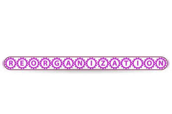 再編成とコンベアベルトの概念 — ストック写真