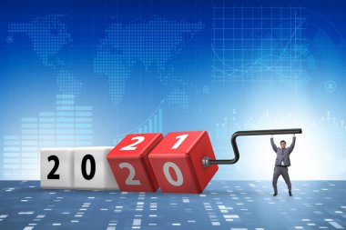 Yılı 2020 'den 2021' e değiştirme kavramı