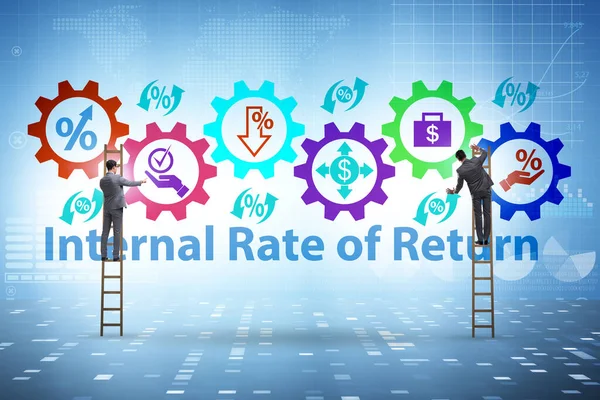 Concept of IRR - Internal Rate of Return — Stock Photo, Image