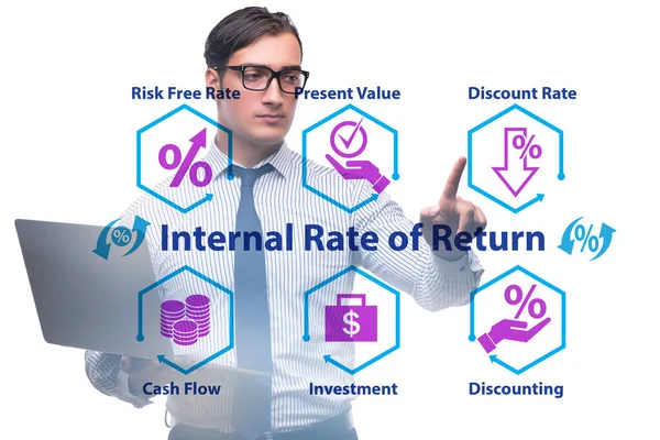 Concept of IRR - Internal Rate of Return — Stock Photo, Image