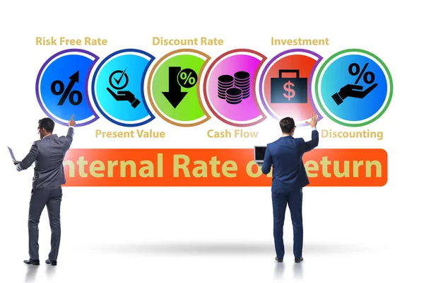 Concept of IRR - Internal Rate of Return — Stock Photo, Image