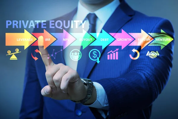 Private equity investment business concept — Stock Photo, Image