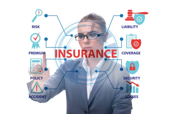 Concepto de diversos tipos de seguros —  Fotos de Stock