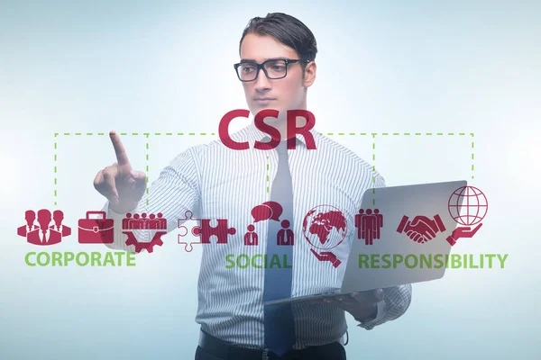 CSRの考え方-事業活動における企業の社会的責任 — ストック写真