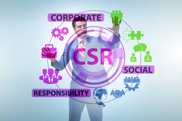 CSRの考え方-事業活動における企業の社会的責任 — ストック写真