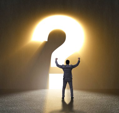 İş adamı zor bir seçim ikilemiyle karşı karşıya