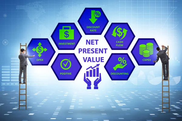 Concept of NPV - Net Present Value — Stock Photo, Image