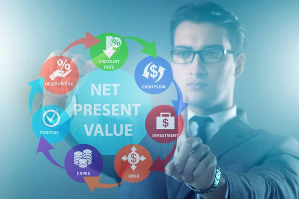 Concept of NPV - Net Present Value — Stock Photo, Image