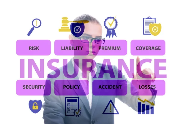 Concetto di vari tipi di assicurazione — Foto Stock