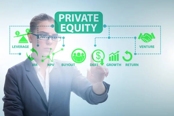 Private equity investment business concept — Stock Photo, Image