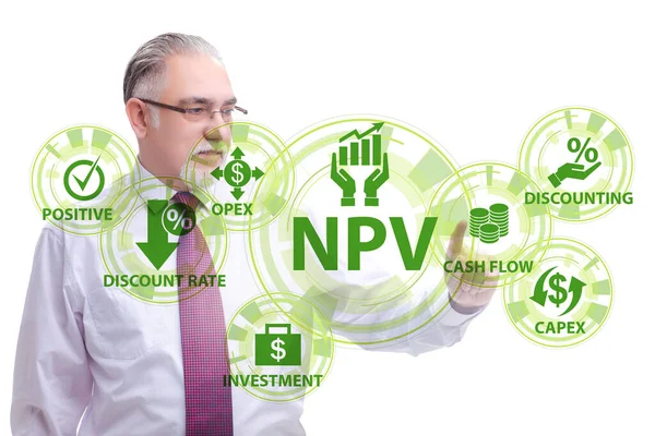 Concept of NPV - Net Present Value — Stock Photo, Image