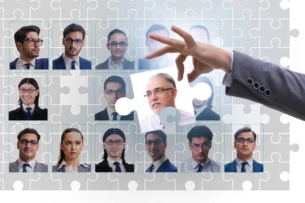 Concept of recruiting effective and efficient team — Stock Photo, Image