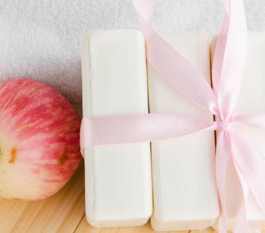 Aromatik sabunlu sağlıklı yaşam tarzı kavramı