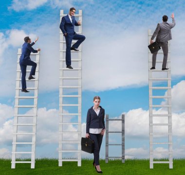 Erkek kadın arasındaki eşit olmayan kariyer fırsatları kavramı