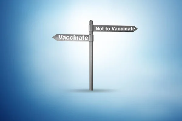 Dilemma bij de keuze van vaccinatie voor covid 19 — Stockfoto