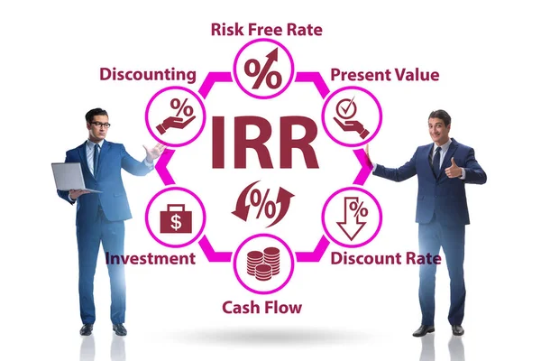 Begrip IRR - intern rendement — Stockfoto
