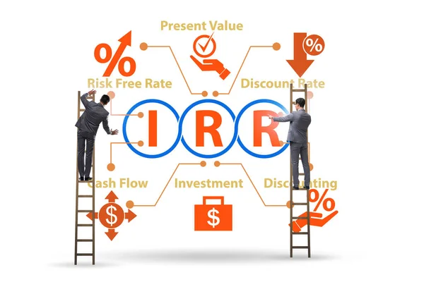 IRR 의 개념 - 국내 회귀 비율 — 스톡 사진