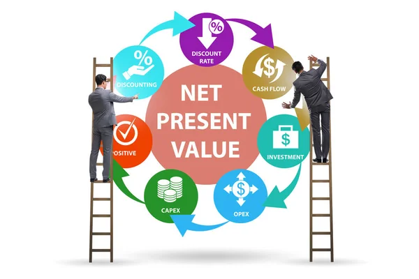 NPVの概念- Net Present Value — ストック写真