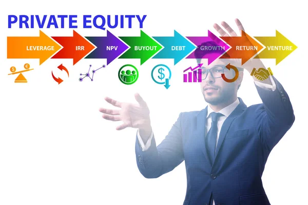 Private equity investment business concept — Stock Photo, Image