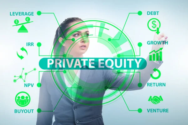 Concetto di investimento in private equity — Foto Stock