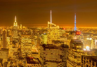 New York - 20 ARALIK 2013: Aşağı Manhattan 'ın Görünümü