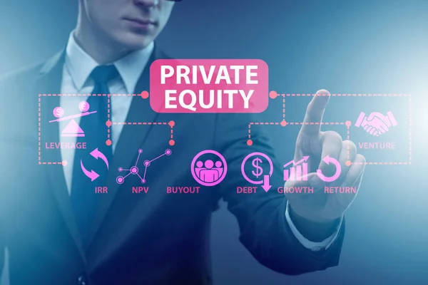 Private equity investment business concept — Stock Photo, Image