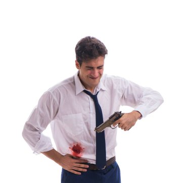 Silahlı çatışmada yaralanan iş adamı beyazların arasında izole edildi