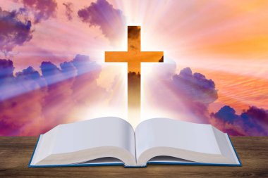 Haç ve İncil içeren dini kavram