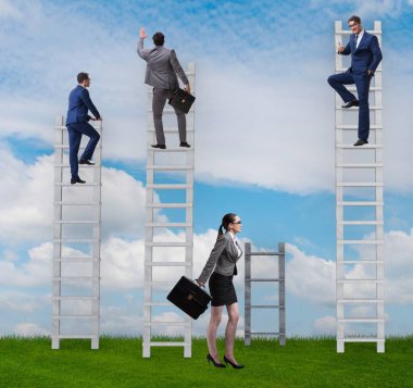 Erkek kadın arasındaki eşit olmayan kariyer fırsatları kavramı