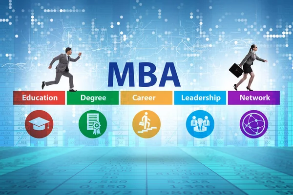 Mestrado em Administração de Empresas MBA concept — Fotografia de Stock