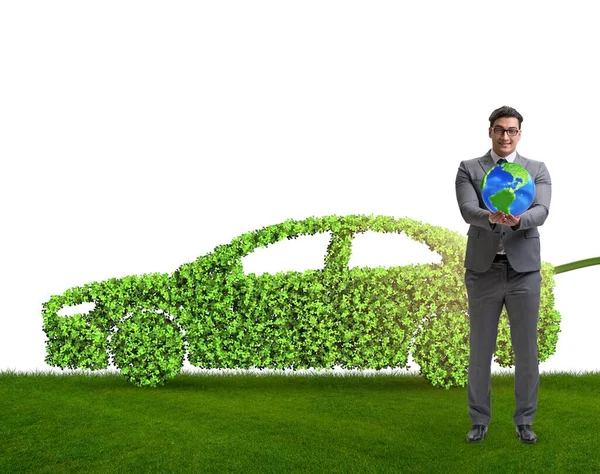 Konzept von Biokraftstoff und Umweltschutz — Stockfoto