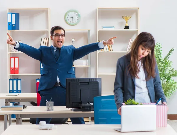 Personne renvoyée de son travail — Photo