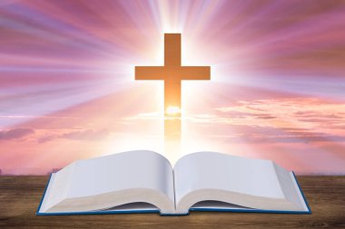 Haç ve İncil içeren dini kavram