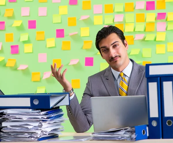 Businessman having trouble with his priorities — Stock Photo, Image