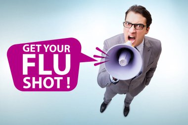 Kışın grip aşısı kavramı