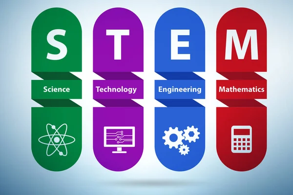 STEM koncepció a modern oktatásban — Stock Fotó