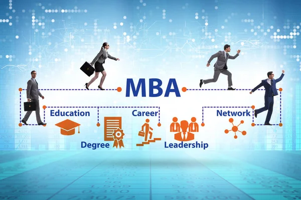 Master of Business Administration Concepto de MBA —  Fotos de Stock