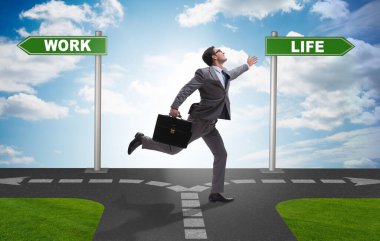 İş hayatı ya da ev dengesi iş kavramı
