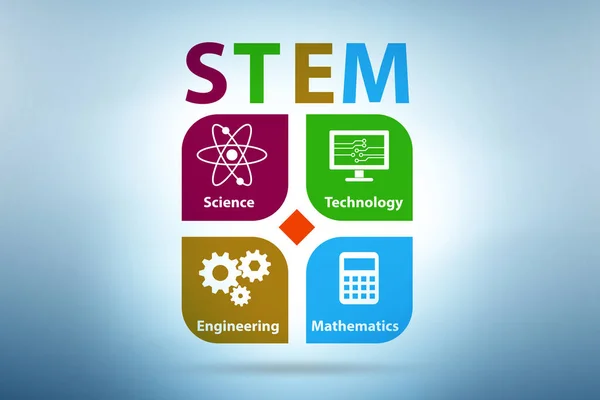 STEM koncepció a modern oktatásban — Stock Fotó