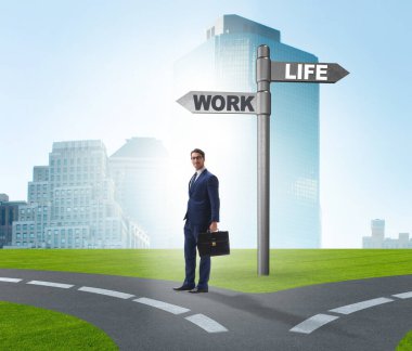 İş hayatı ya da ev dengesi iş kavramı