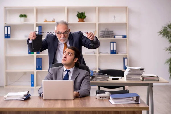 Two employees in bullying concept — Stock Photo, Image