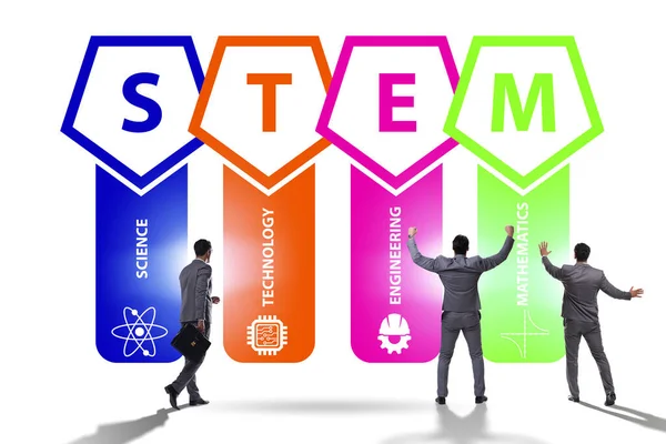 Gente de negocios en el concepto de educación STEM — Foto de Stock