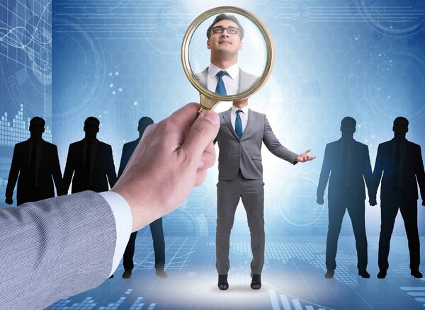 Концепция найма и трудоустройства с выбранным сотрудником