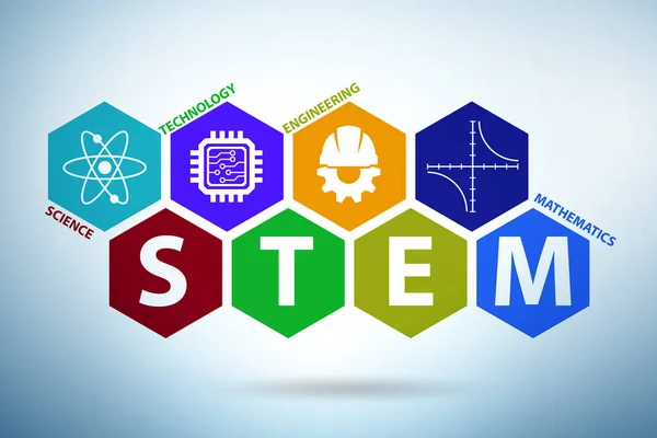 Concepto STEM en la educación moderna — Foto de Stock