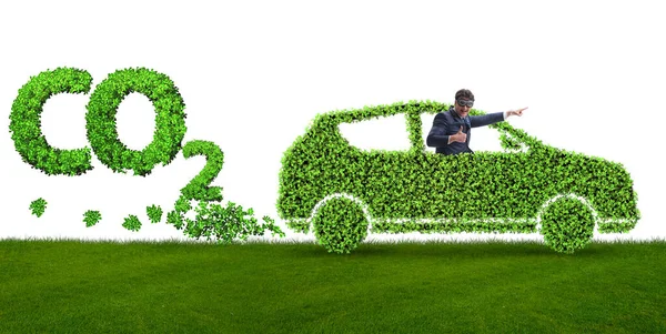 Koncept čistého paliva a ekologicky šetrné automobily — Stock fotografie