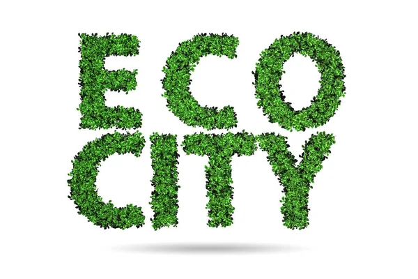 Eco ville en écologie concept — Photo